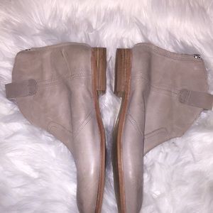 Ankle Boots!  Taupe Leather Boots